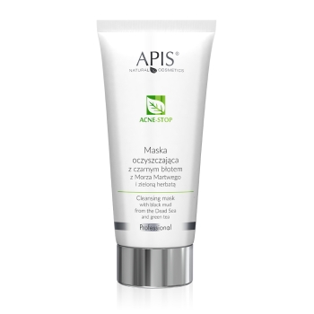 50415 ACNE-STOP Maska oczyszczająca z czarnym błotem z Morza martwego i zieloną herbatą / 200ml
